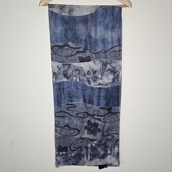 Vintage Tie Rack Art of the Scarf %100 Polyester Scarf Made in Italy - Picture 2 of 6